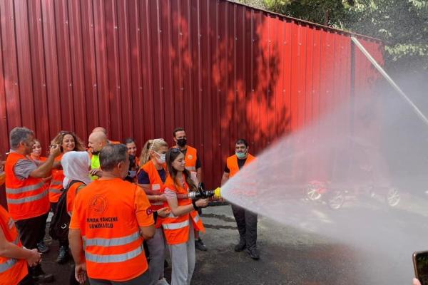 FIREFIGHTERS IN ACTION